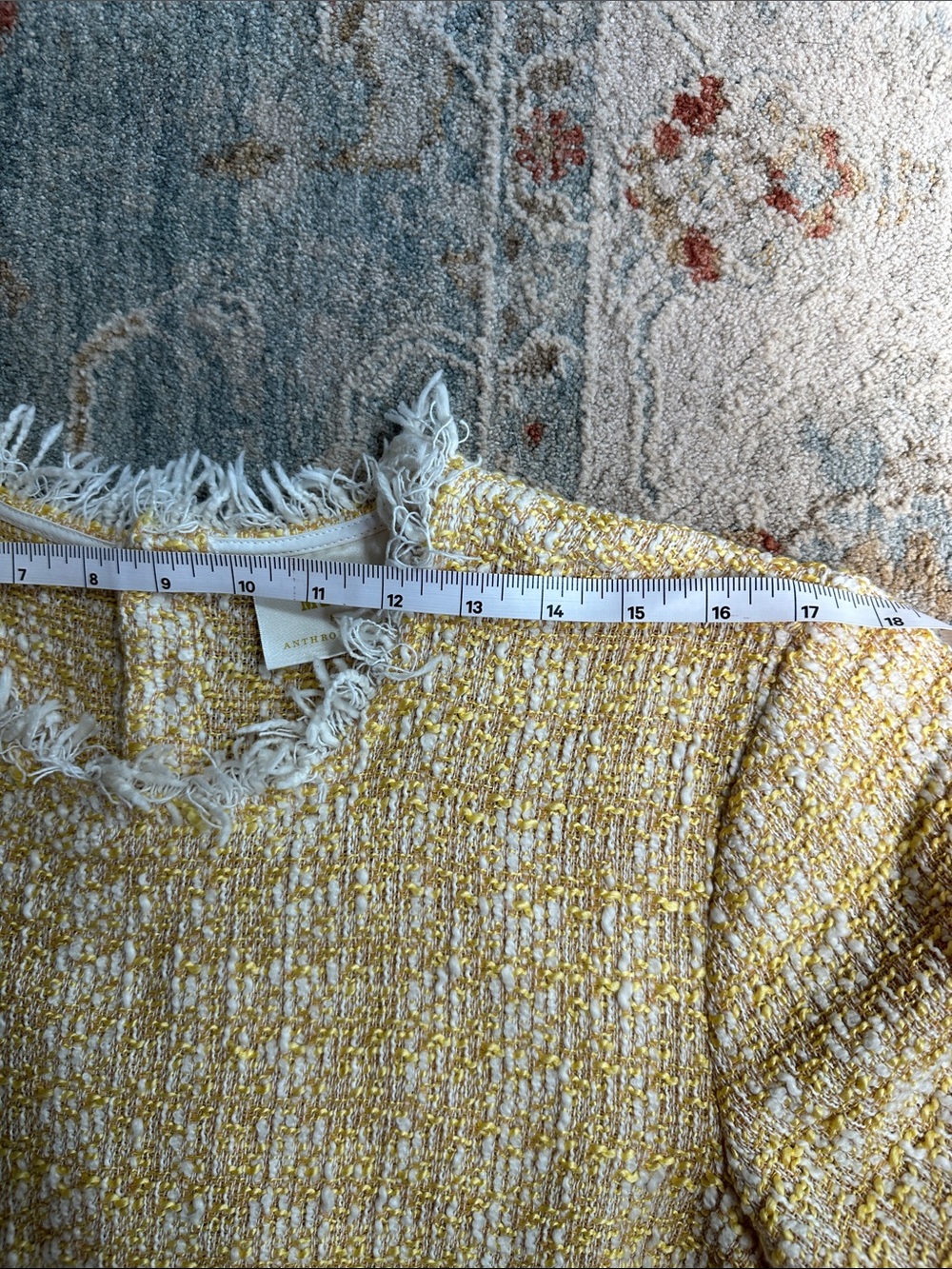 Maeve tweed Poplin Twofer short sleeve top in excellent condition! - Picture 10 of 12